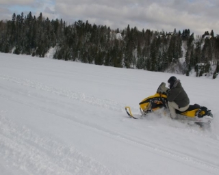  Snowmobiling in the Auron area 